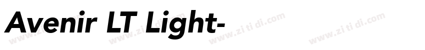 Avenir LT Light字体转换 Avenir LT Light字体转换